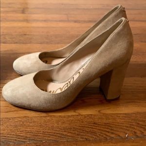 Only worn once! Size 7, suede heels